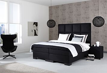 Zwarte Boxspring Night Atlanta | SwissSense.nl -01