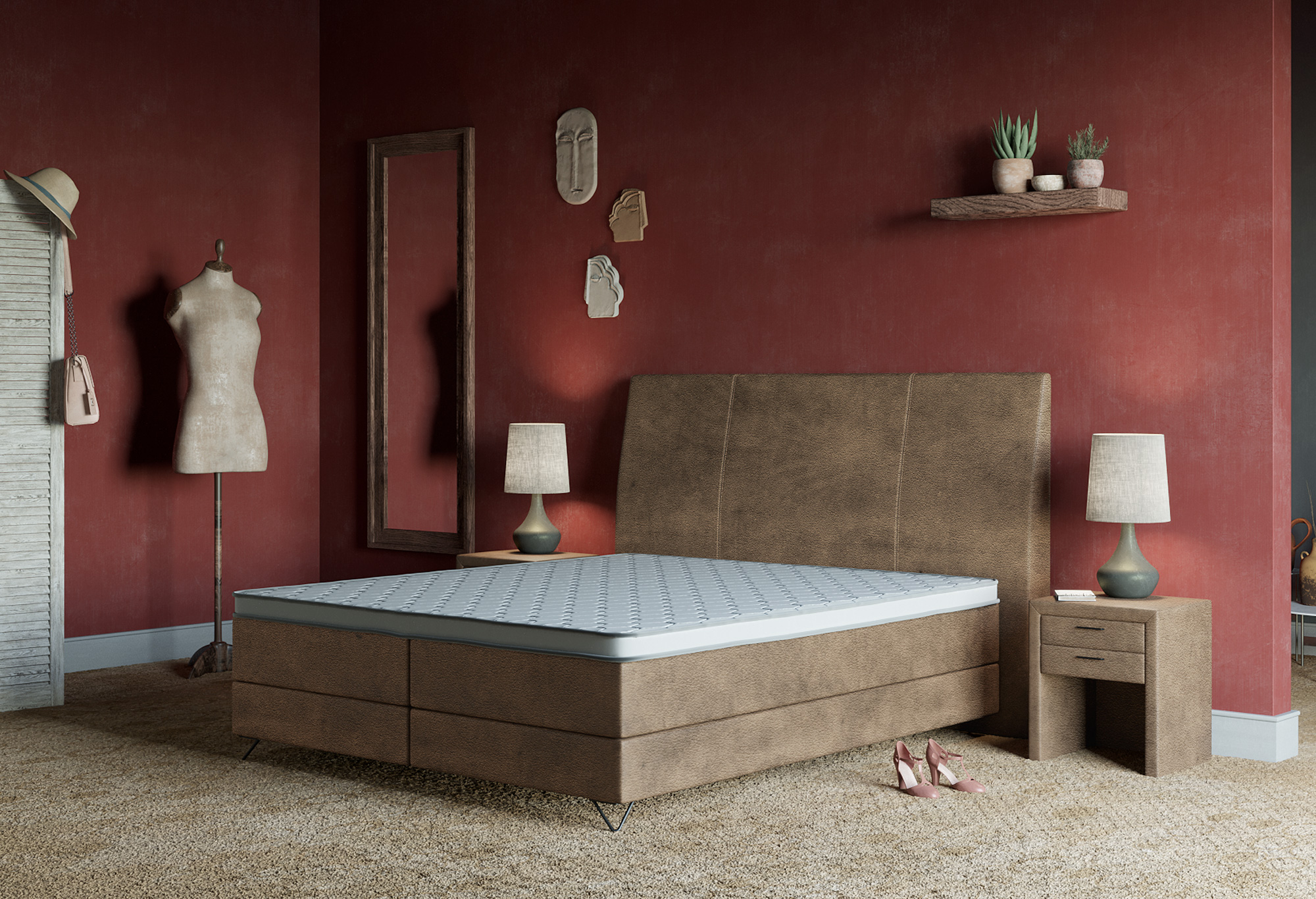 Boxspring Capella Novaro | Styling | Swiss Sense