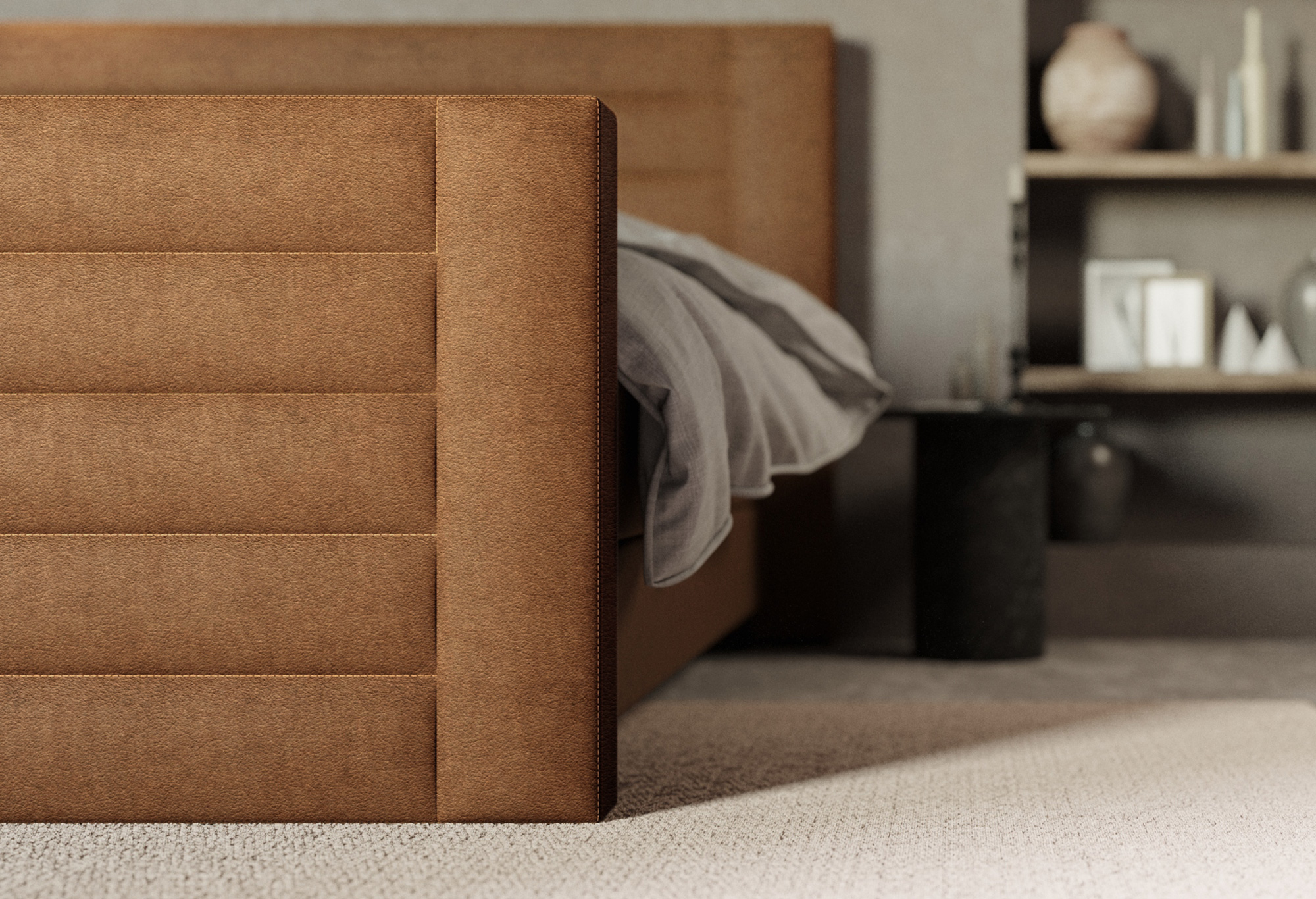 Boxspring Capella Matero | Zierfüßen | Swiss Sense