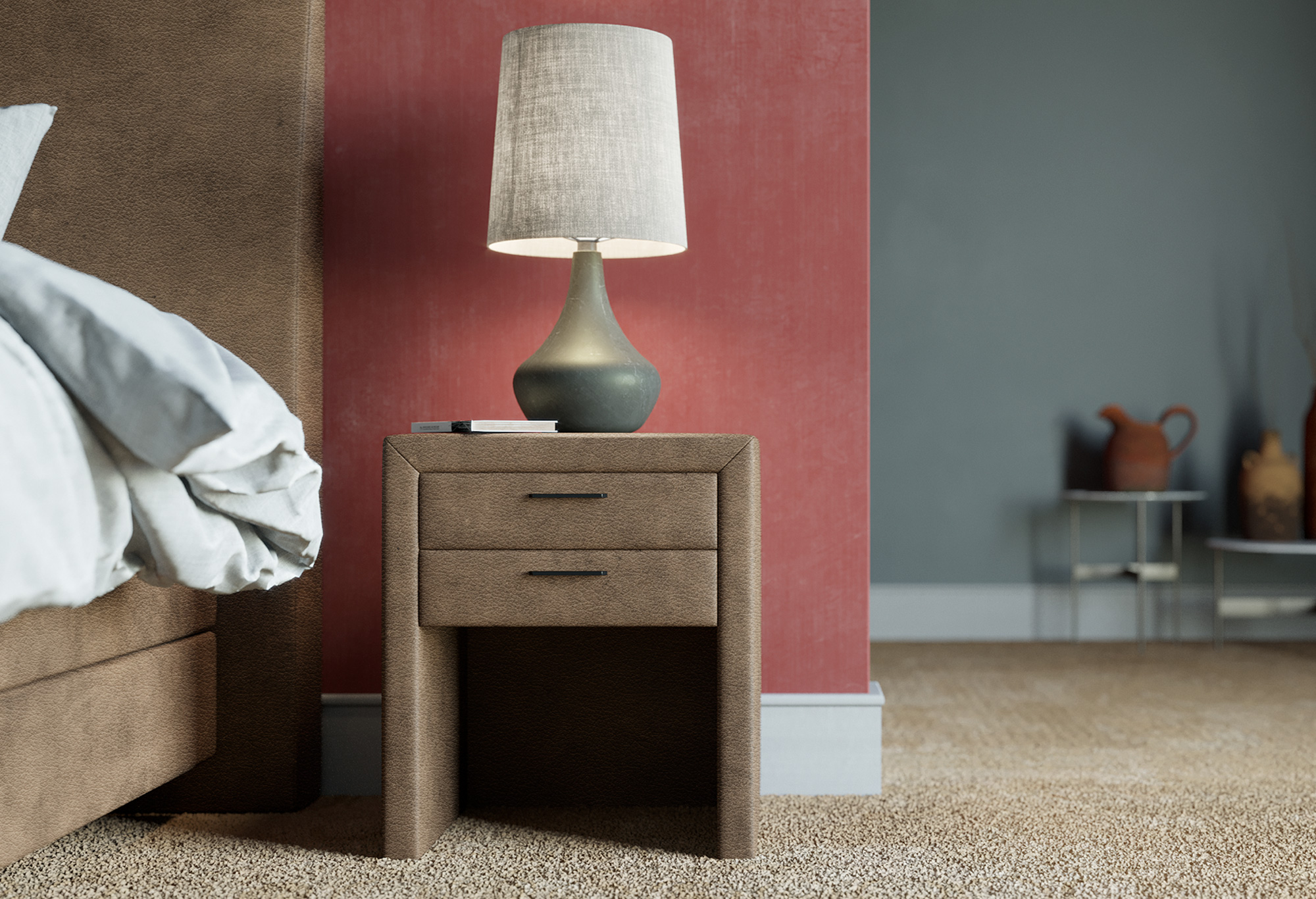 Boxspring Capella Novaro | Nachttisch | Swiss Sense
