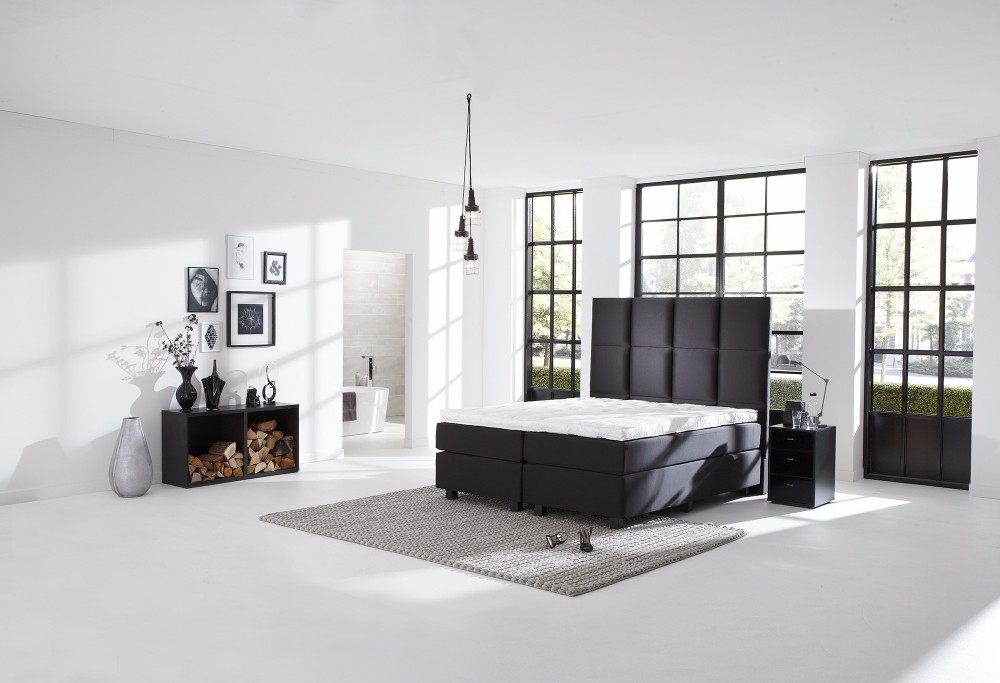 Schwarz boxspringbett Royal Quantum