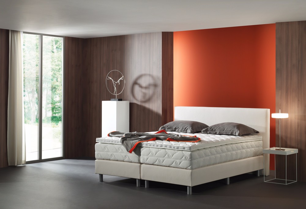 Weiss Hotelboxspringbett Ariana