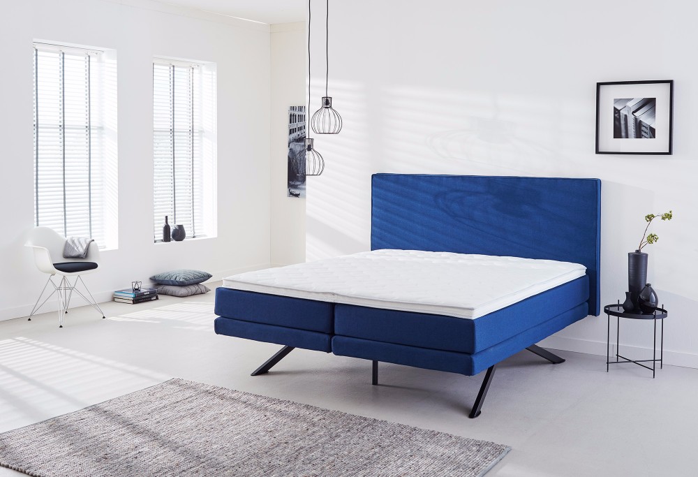 Blau boxspringbett Savelli Navy