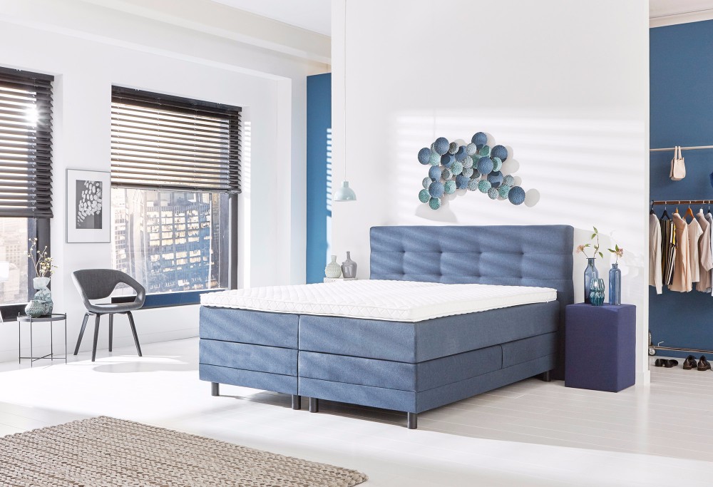 blau boxspringbett Night Florence