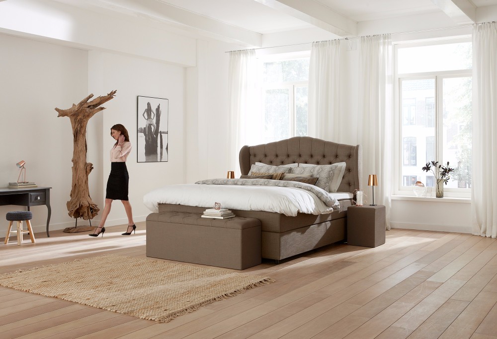 Boxspringbett Braun Home 340 -1