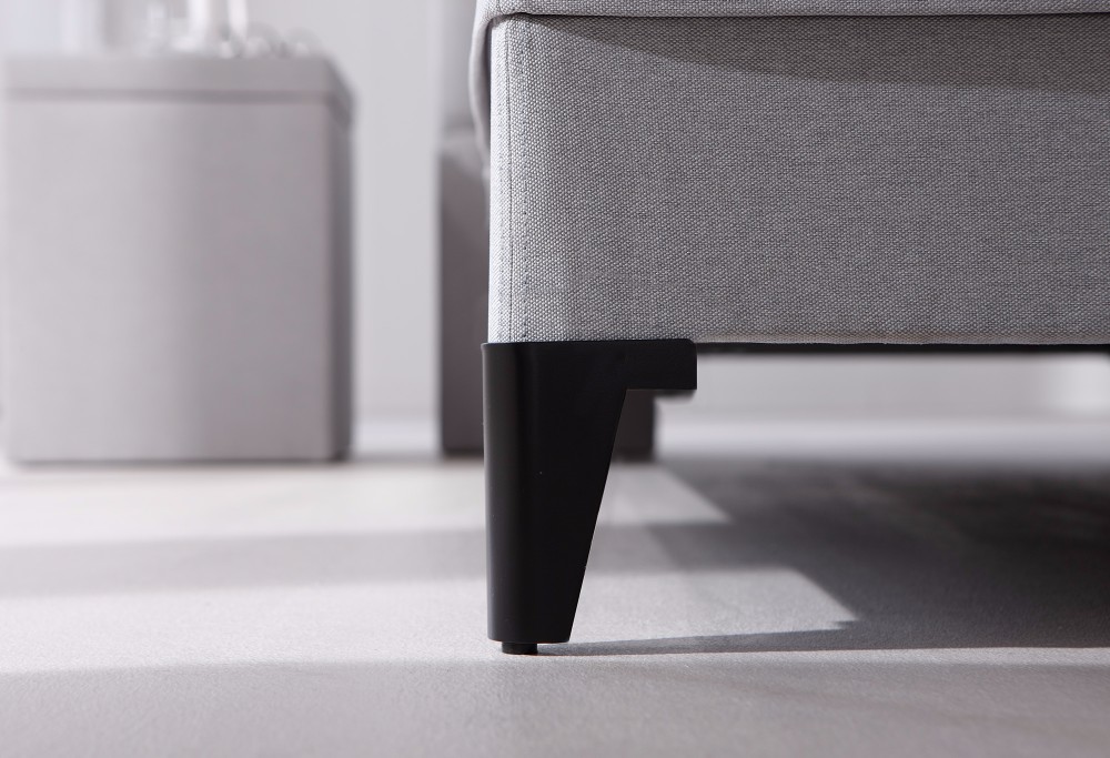 Grau boxspringbett lifestyle 500-S