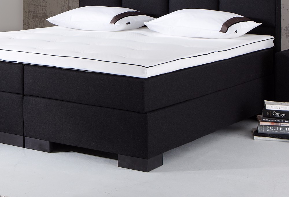 Schwarz boxspringbett Night Atlanta