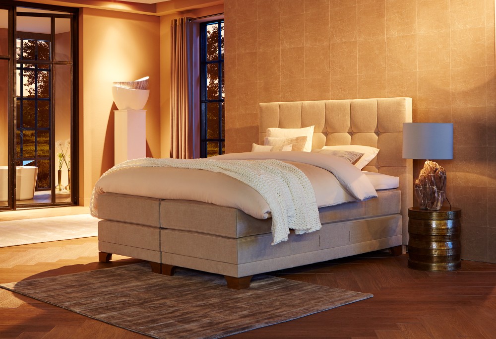 Braun boxspringbett Diks Sereno