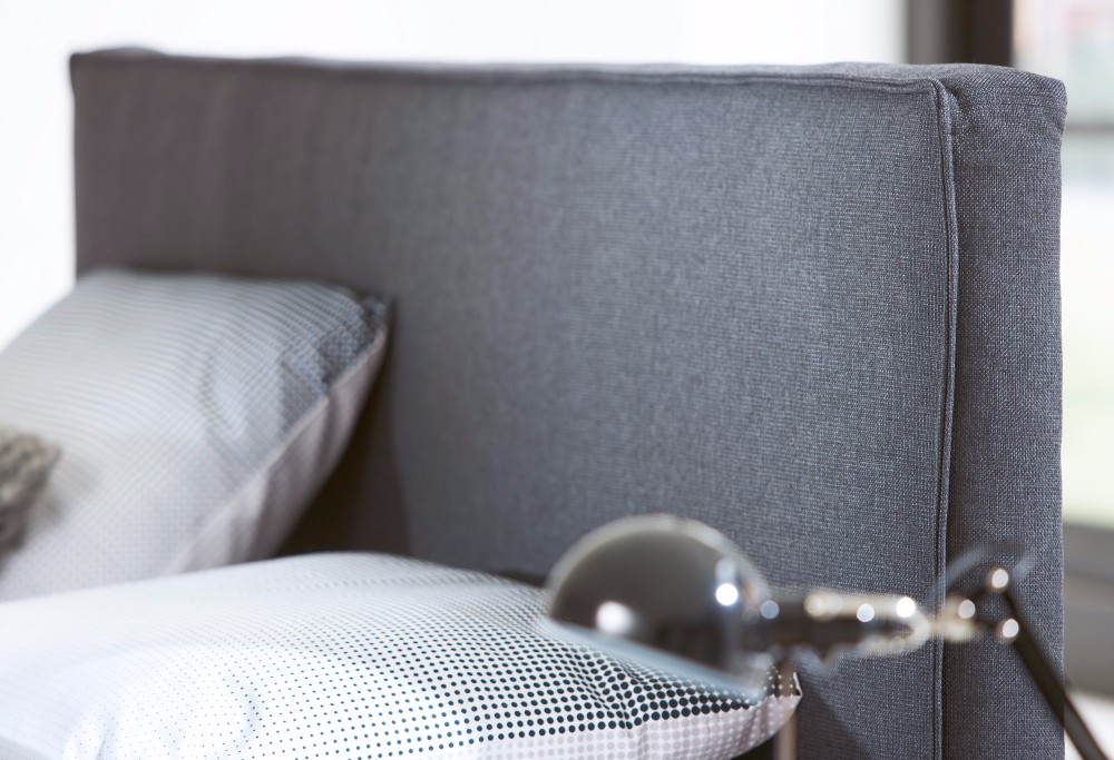 Grau Boxspringbett Home 120