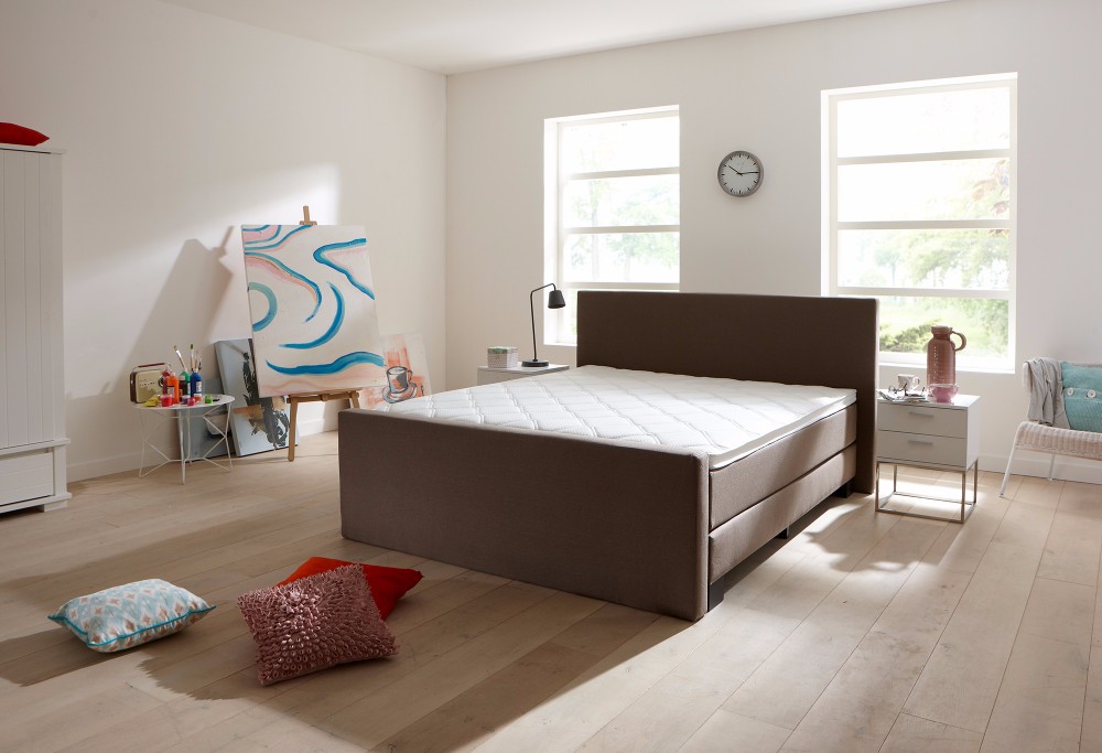 Braun Boxspringbett Home 140