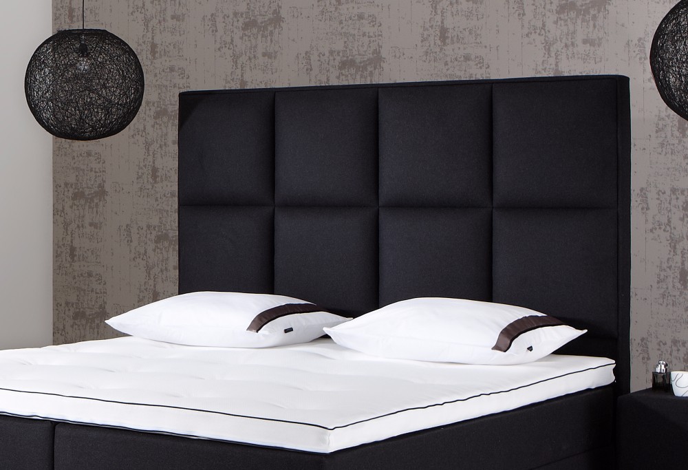 Schwarz boxspringbett Night Atlanta