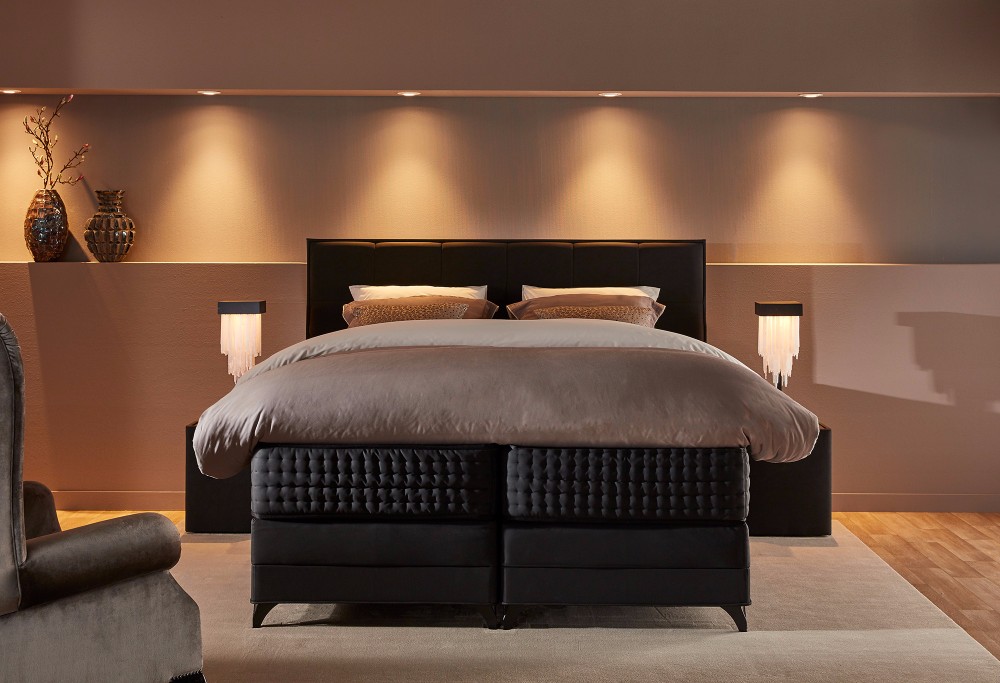 Schwarz boxspringbett Royal Continental