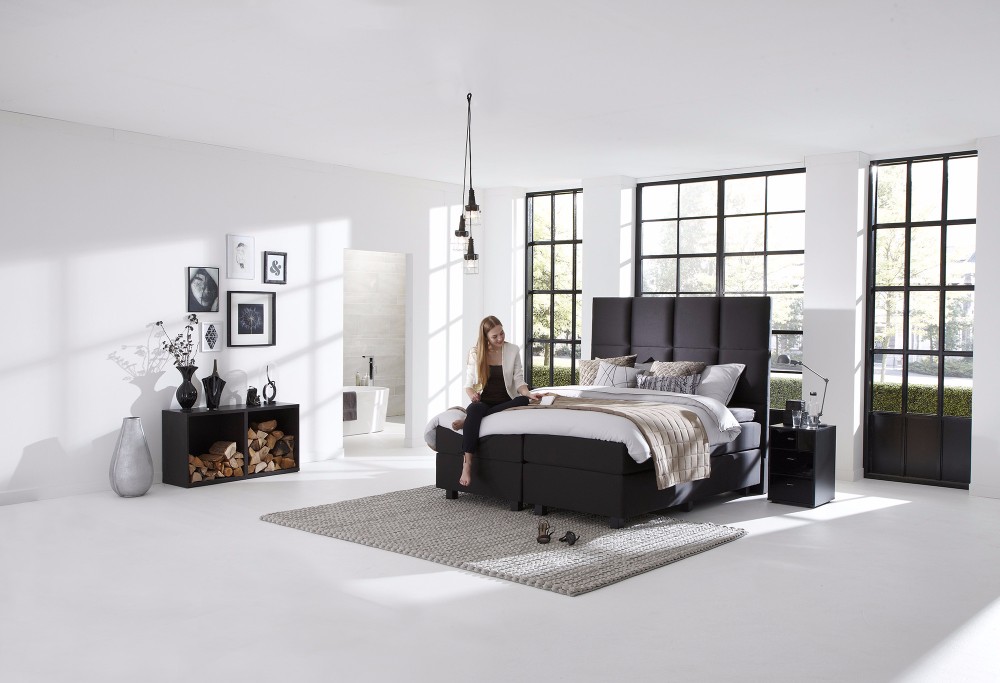 Schwarz boxspringbett Royal Quantum