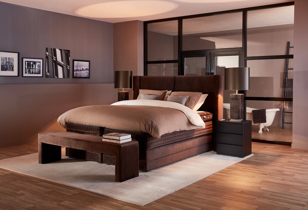 Braun boxspringbett Royal Vanquish