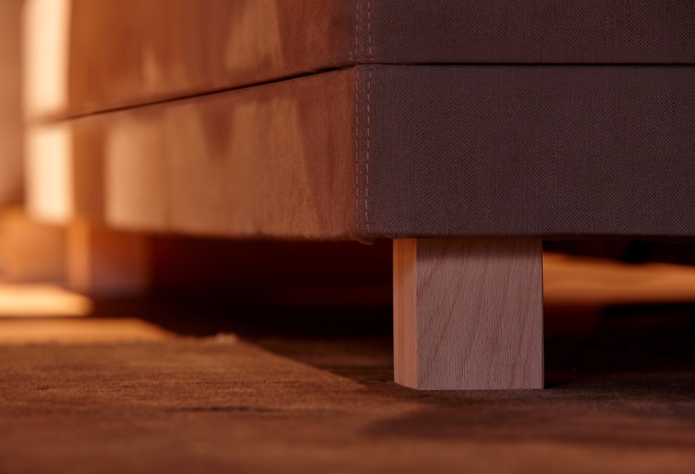 Braun boxspringbett Diks Artesano