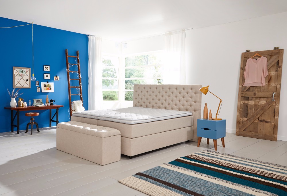 Boxspringbett Taupe Home 310 -4
