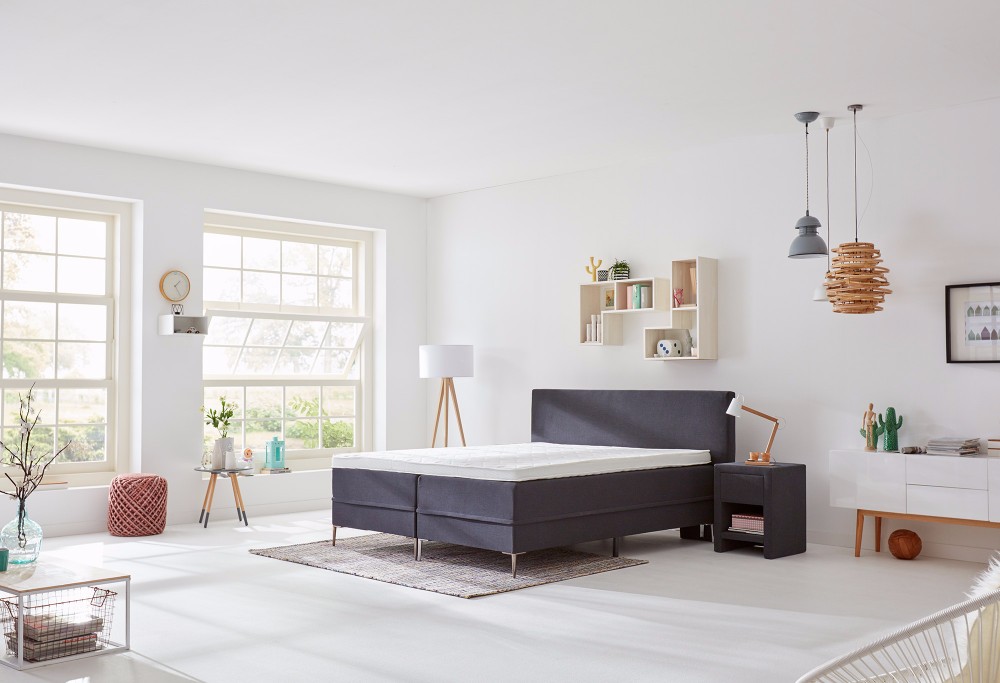 blau boxspringbett lifestyle 150