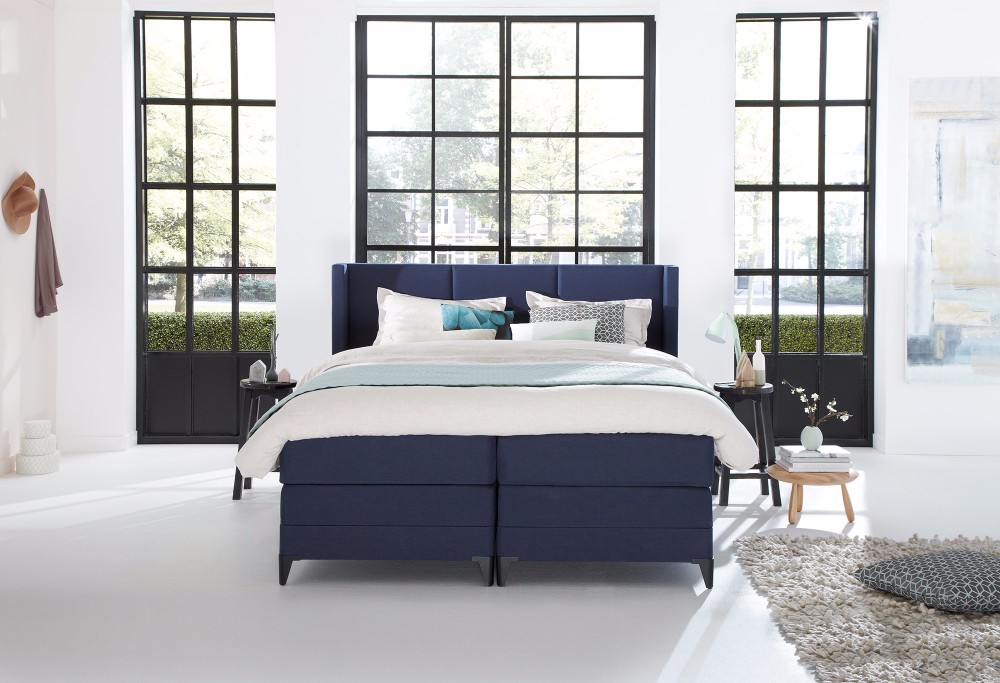 Blau boxspringbett Royal Phantom