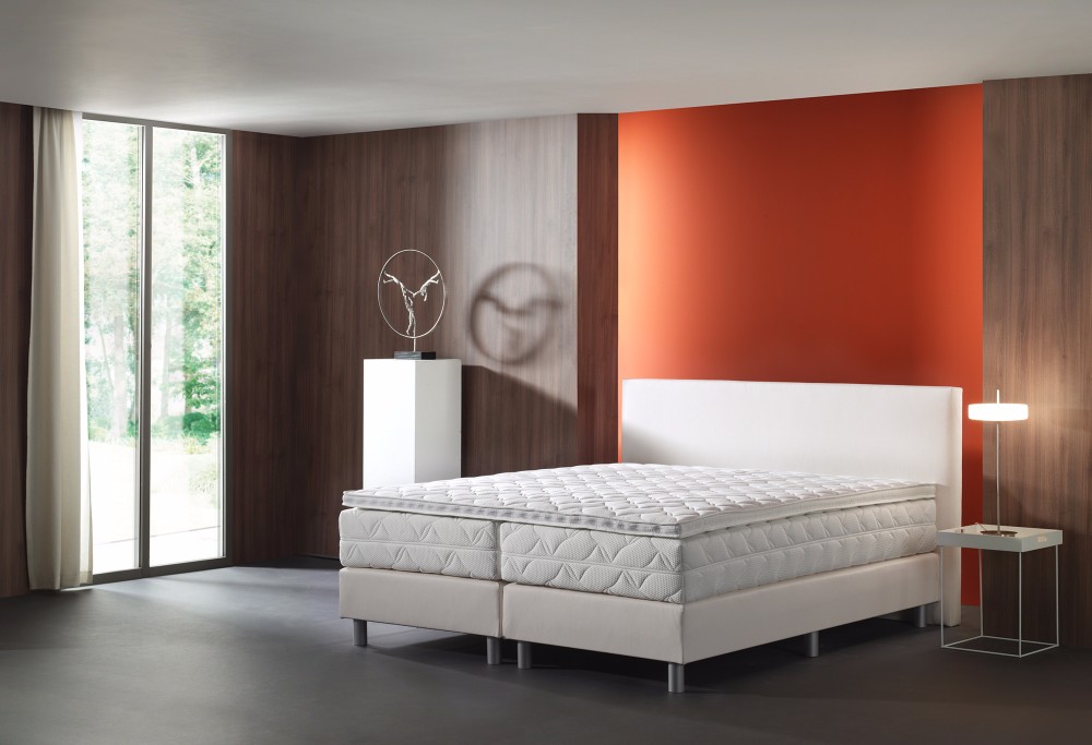 Weiss Hotelboxspringbett Ariana
