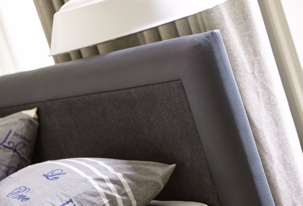 Blau boxspringbett Capella Bordo