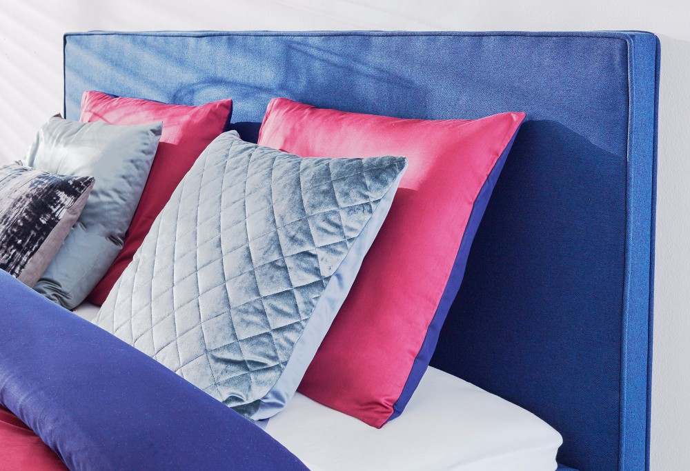 Blau boxspringbett Savelli Navy