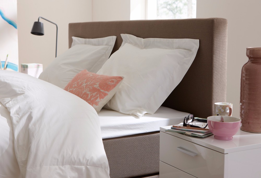 Braun Boxspringbett Home 140