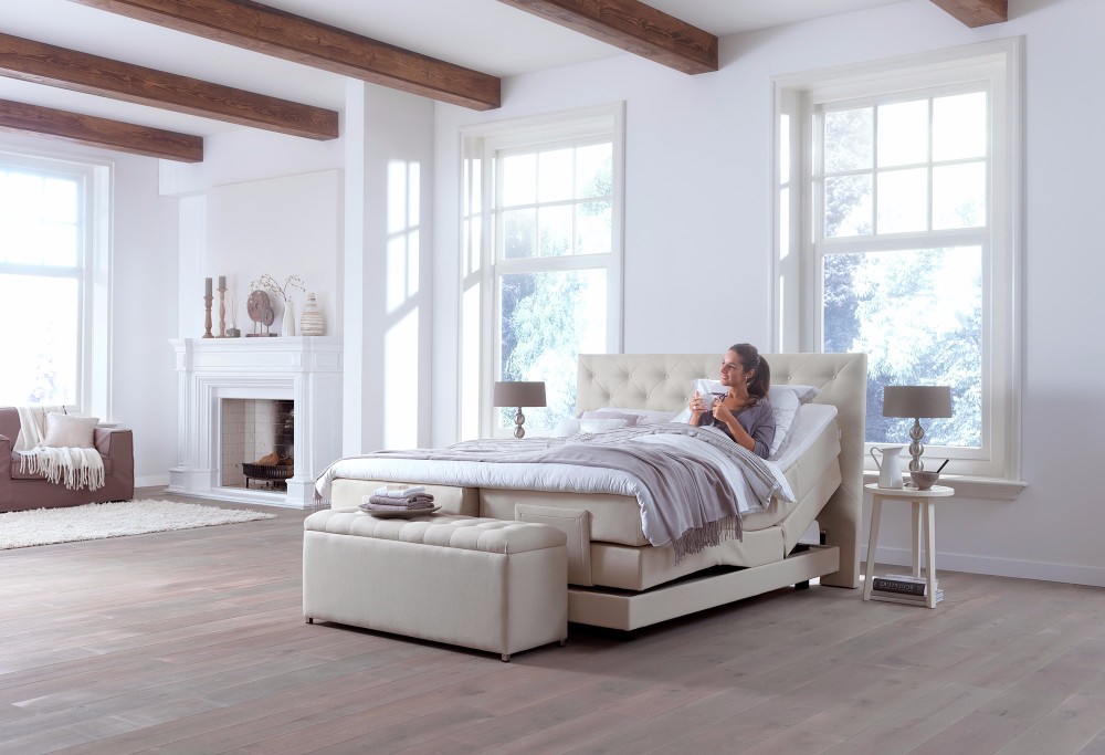 Beige Boxspringbett Home 465-S
