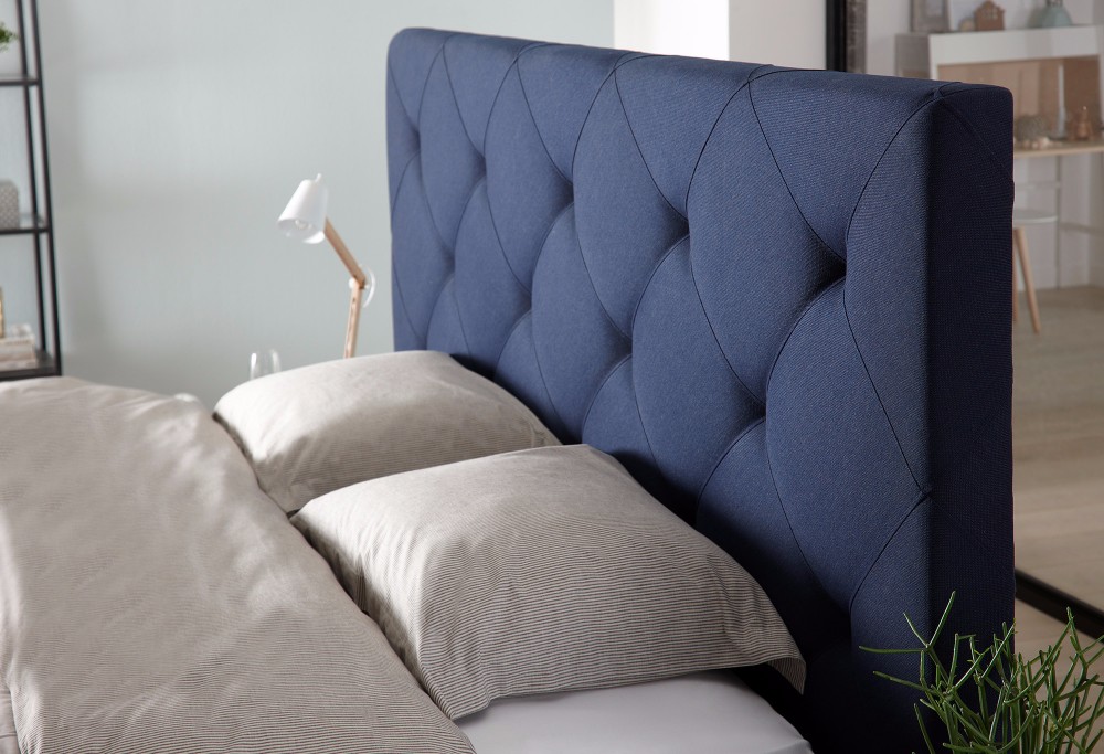 Blau boxspringbett Royal Superior