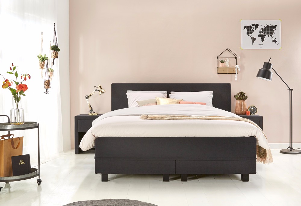 Schwarz Boxspringbett Home 170