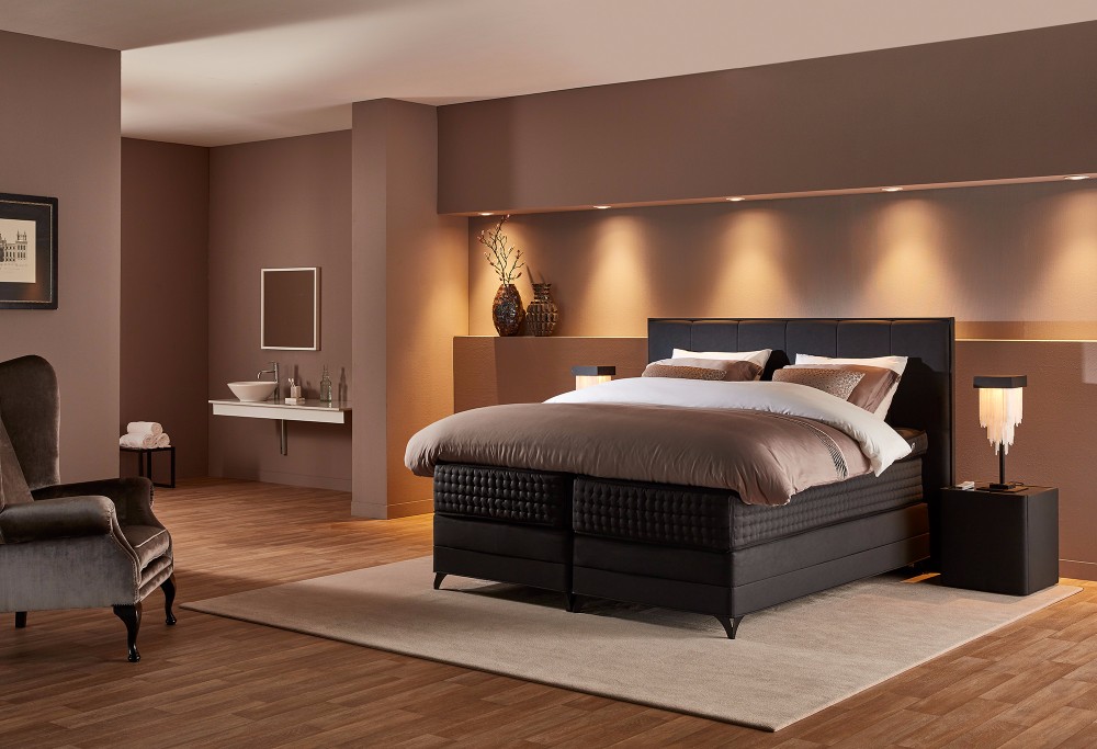 Schwarz boxspringbett Royal Continental