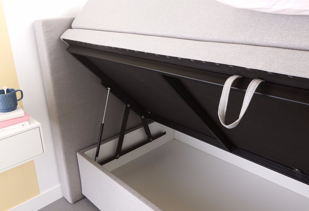 Grau boxspringbett Home Space