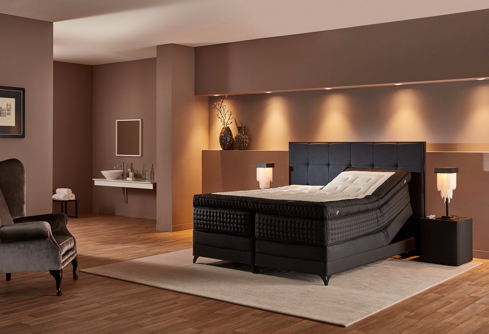Schwarz boxspringbett Royal Continental