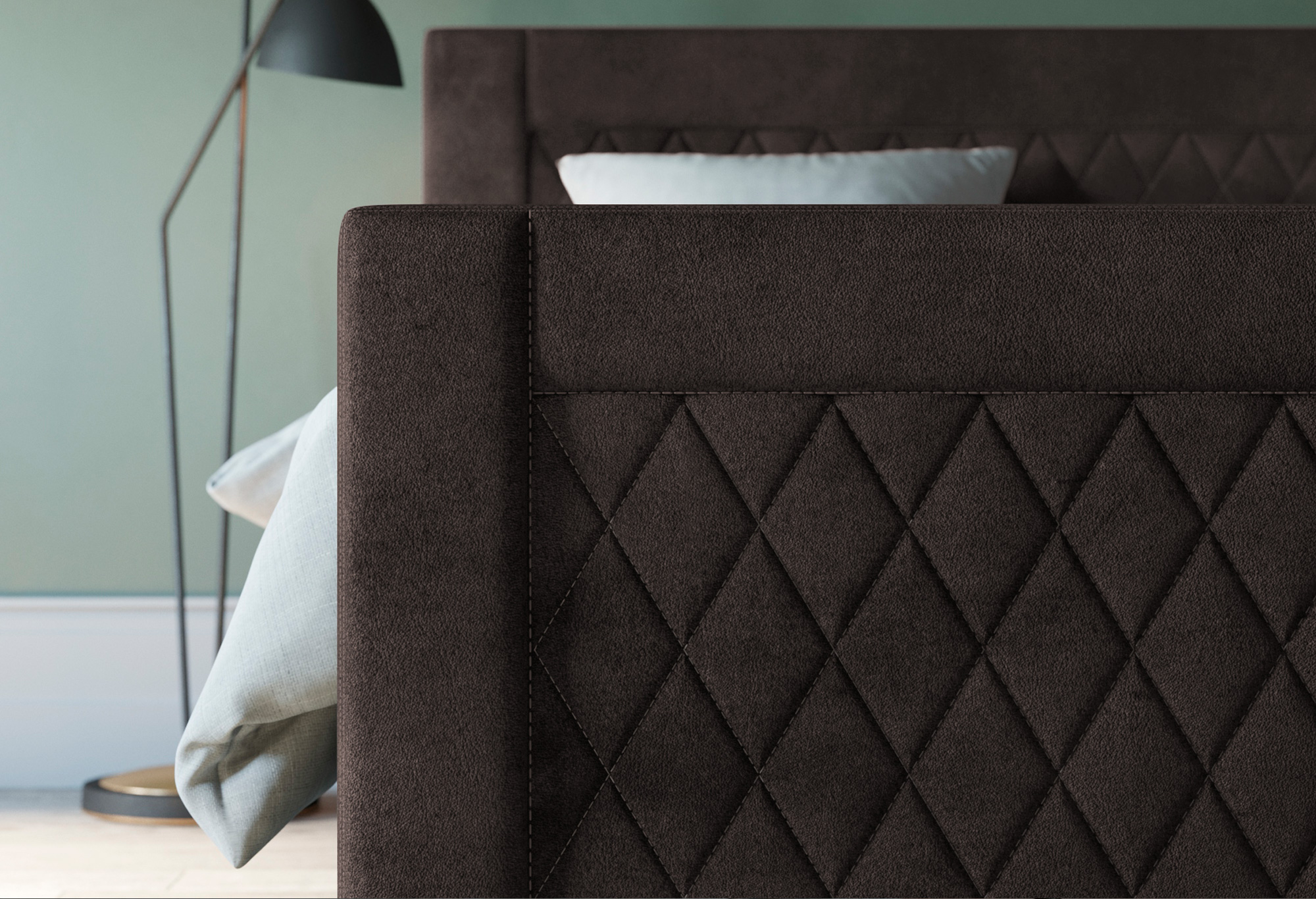 Boxspring Capella Castello | Zierfüßen| Swiss Sense