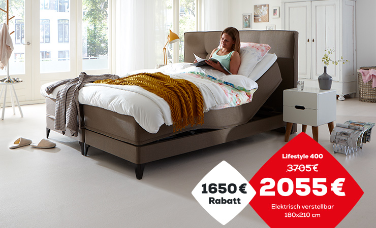 Boxspringbett Aktion Lifestyle 400| Swiss Sense