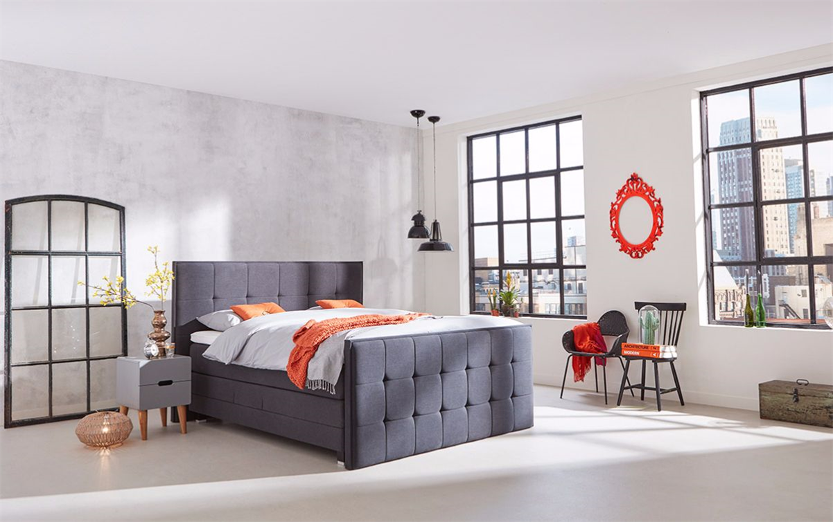 Boxspringbett Schwarz 2