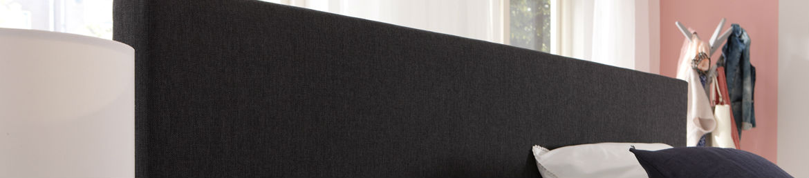 Boxspringbett schwarz header