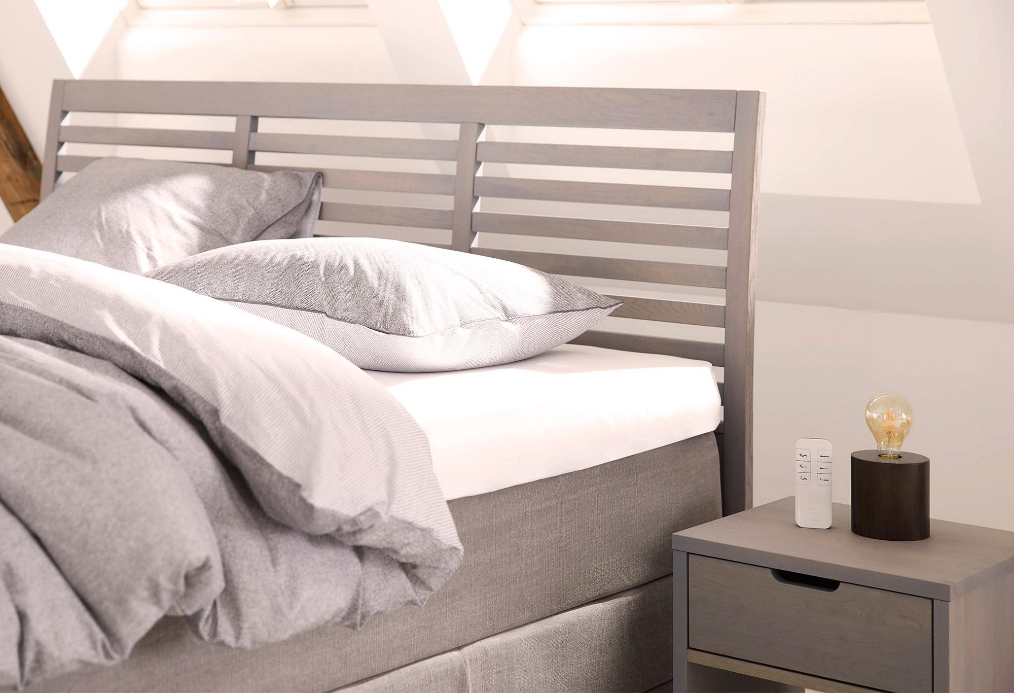 Holz-Boxspringbett Capella Fuga