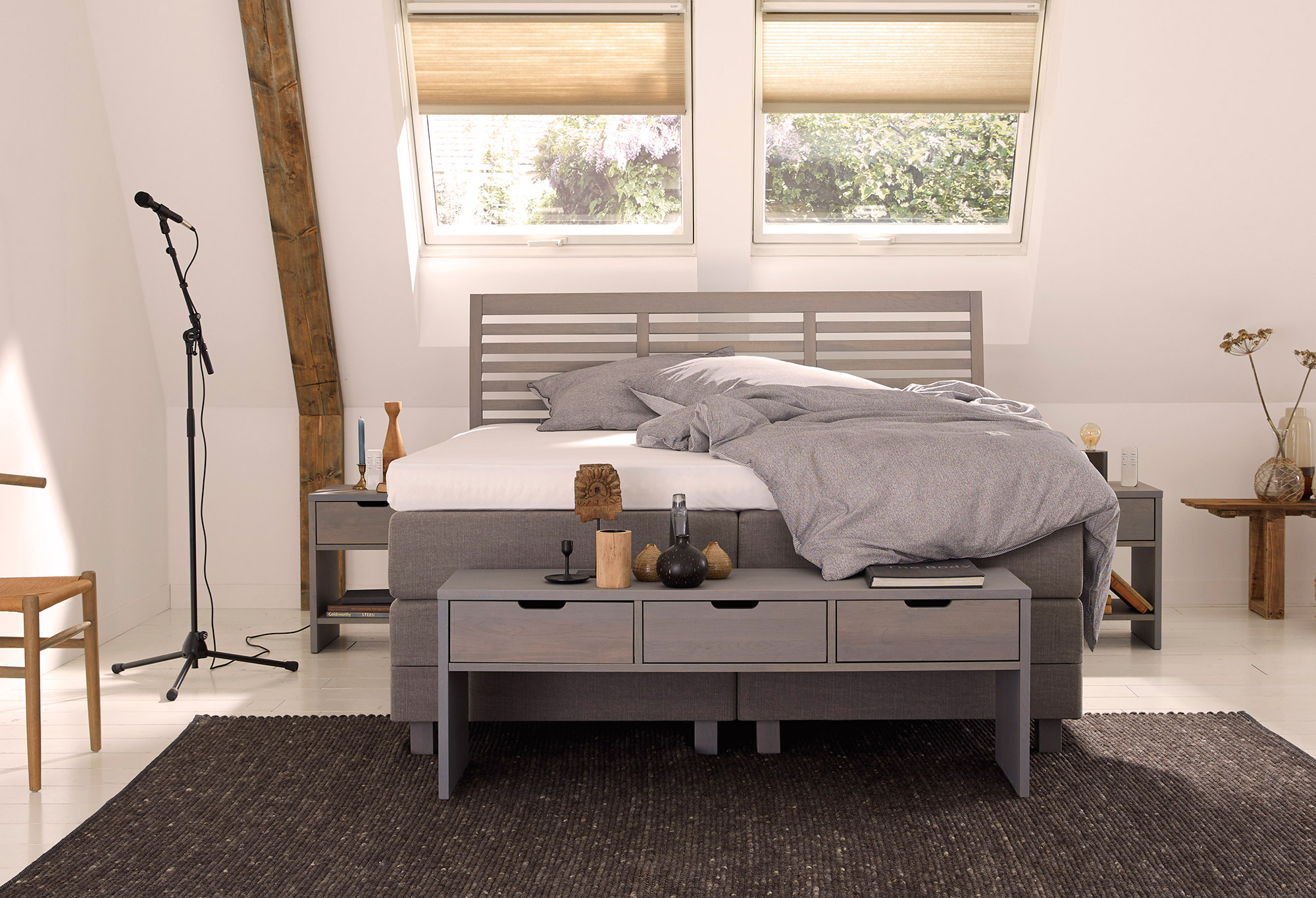 Holz-Boxspringbett Capella Fuga