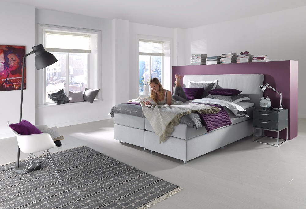 Boxspringbett Weiss Home 300 -4