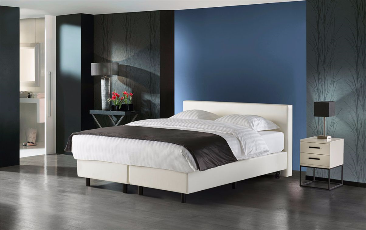 Hotelboxspringbett Weiß | Swisssense.de