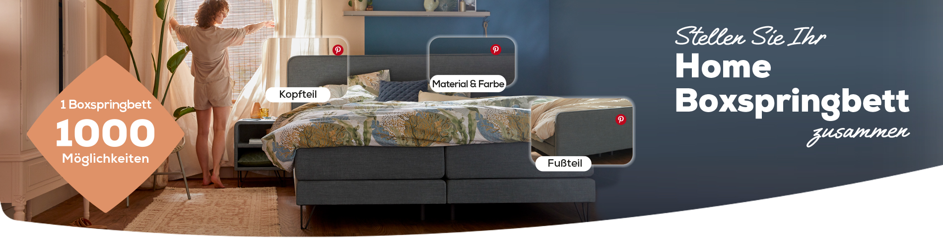 Stellen Sie Ihr Home Boxspringbett zusammen | Swiss Sense