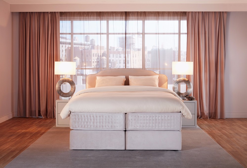 Beige boxspringbett Royal heritage