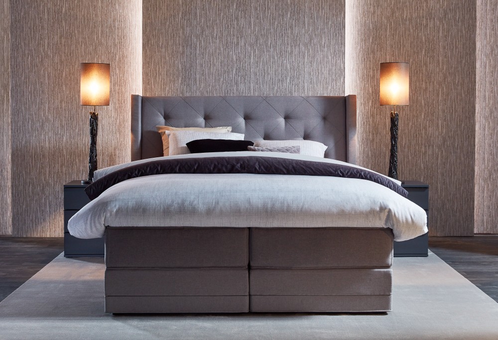 braun boxspringbett Royal Cayman