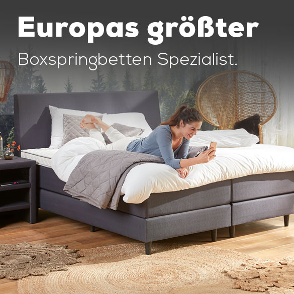 Europas größter Boxspringbetten Spezialist. | Swiss Sense