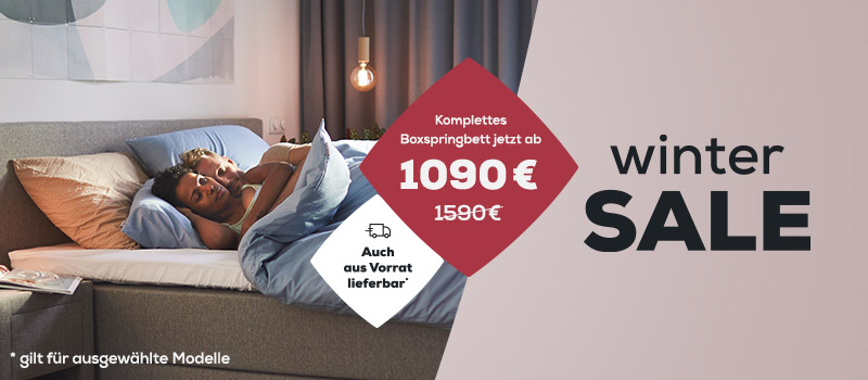 Boxspringbetten - Wintersale| Swiss Sense