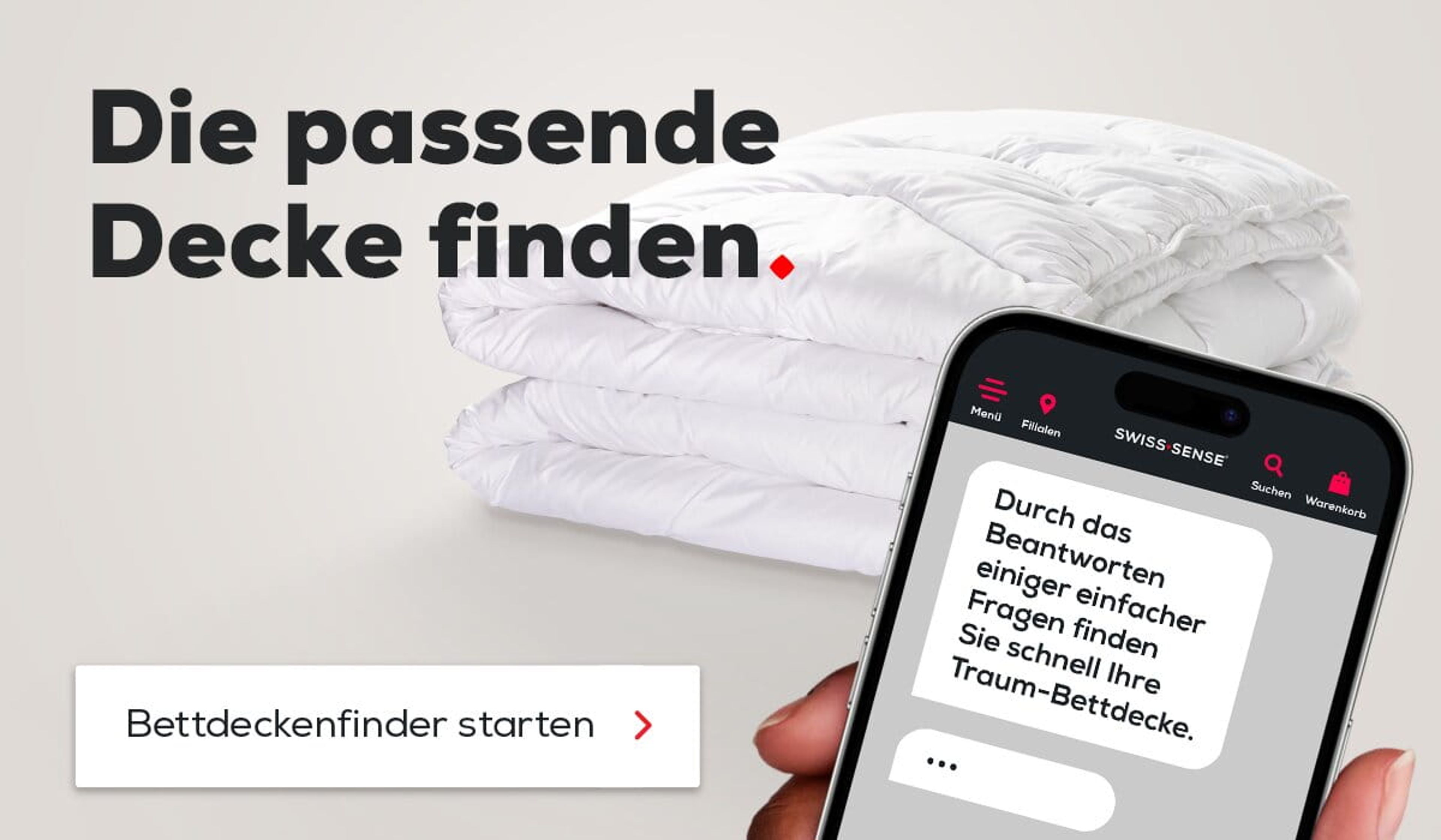 Bettdeckenfinder