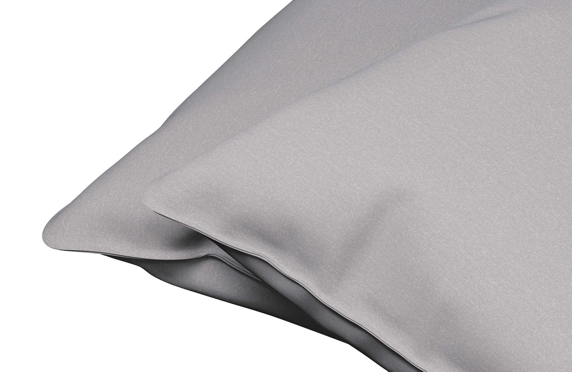 Kissenbezug Dixxius Excellent Percale Hellgrau (2er Set)