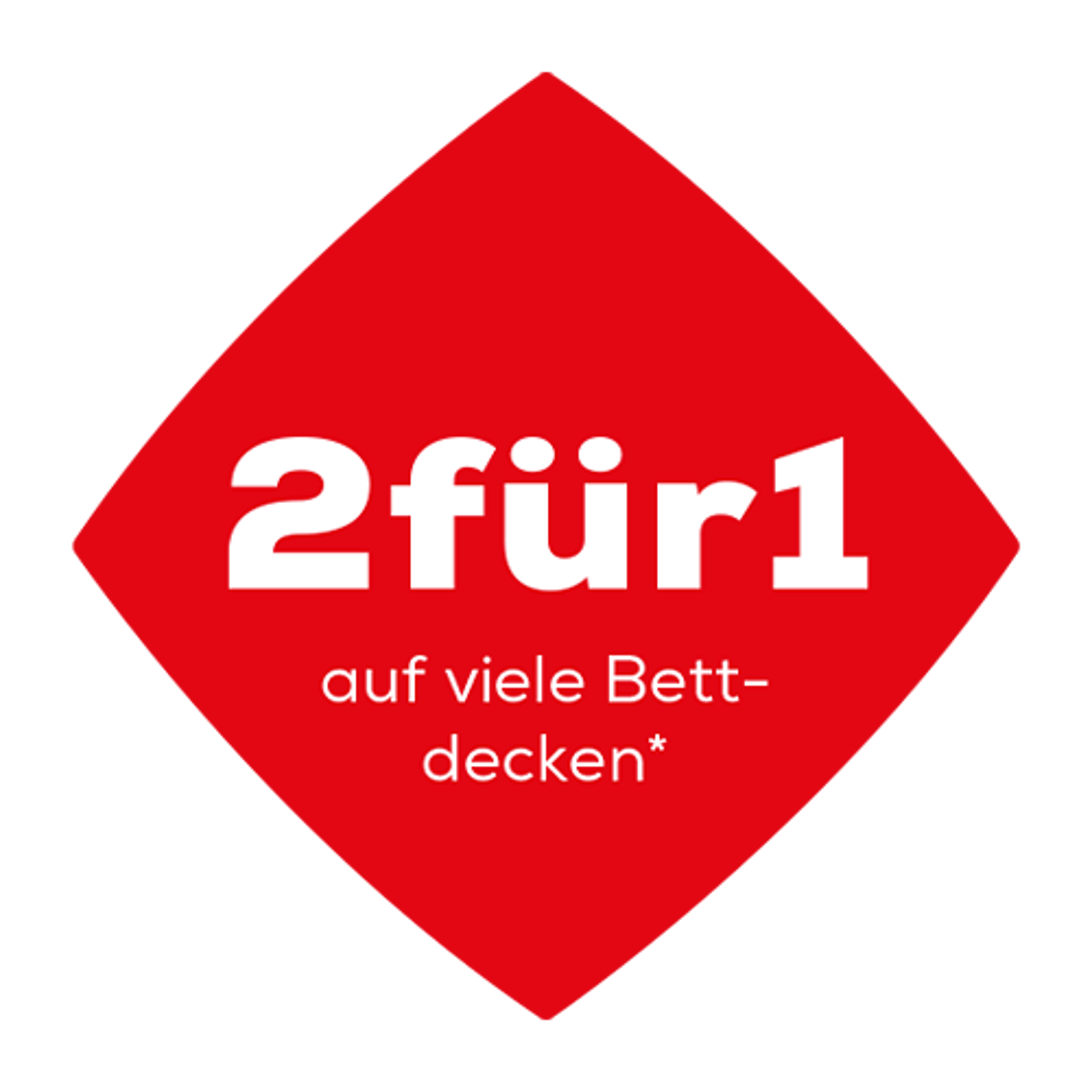 2 für 1 auf viele Bettdecken