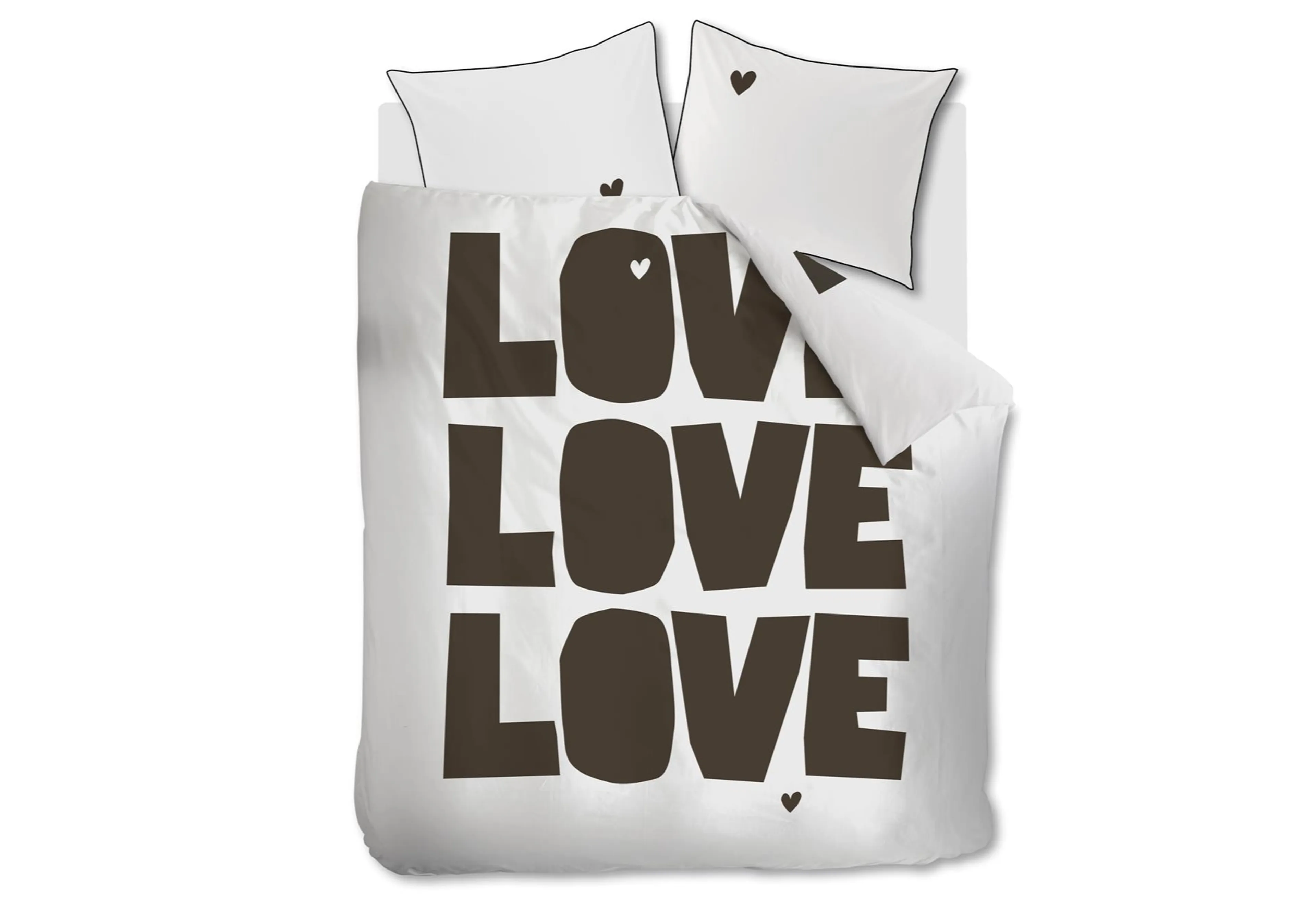 vtwonen Bold Love Bettwäsche Naturell