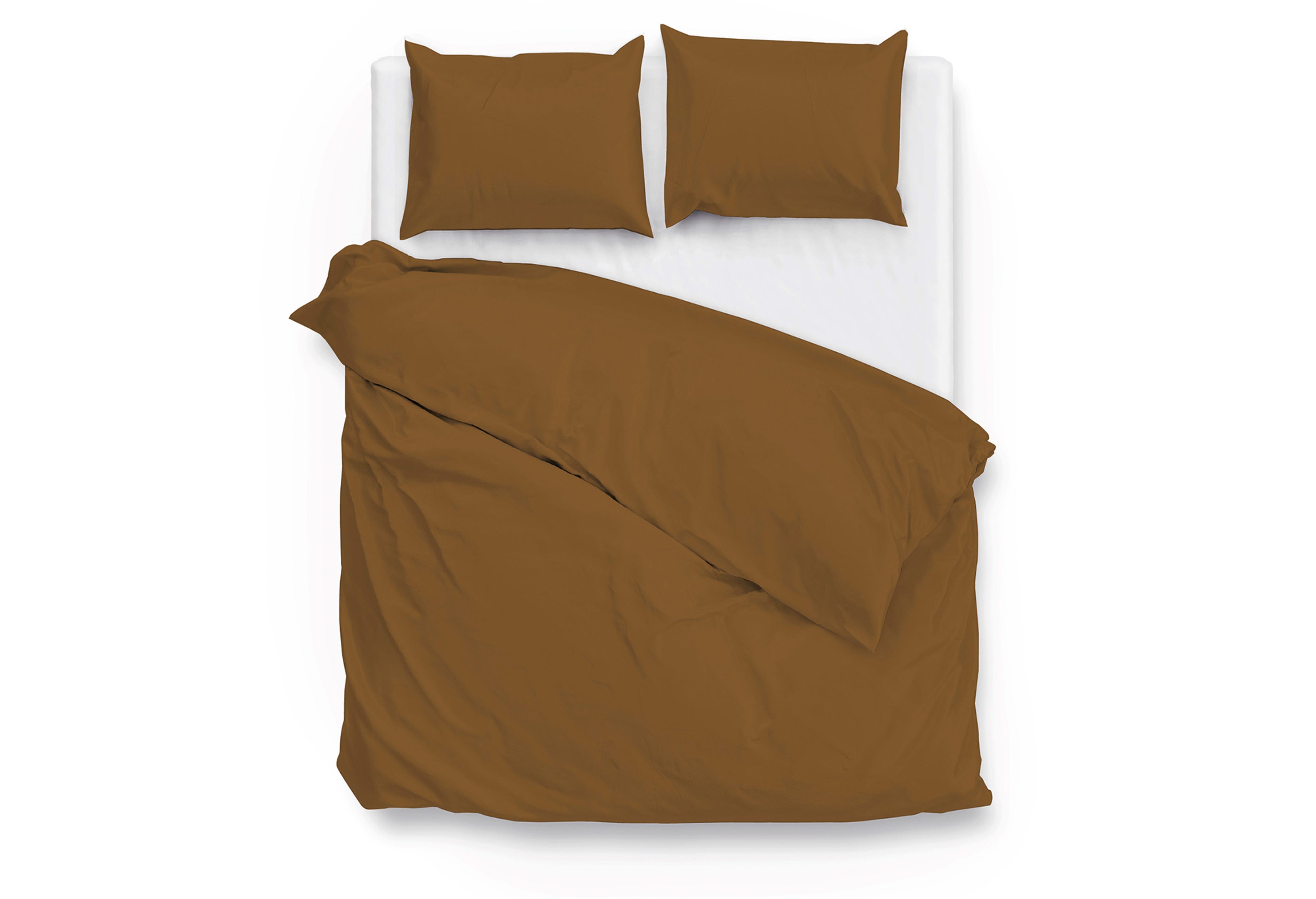 Zo!Home Satinado Bettwäsche Cognac Braun